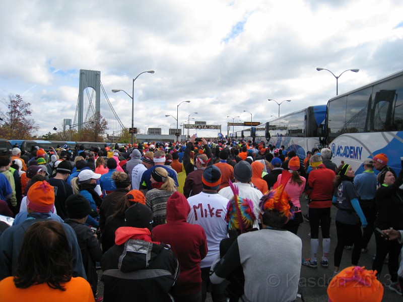 2014 NYRR Marathon 0182.jpg - The 2014 New York Marathon on November 2nd. A cold and blustery day.